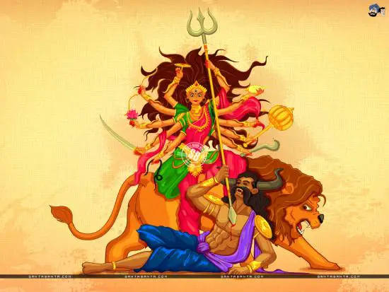Navratri Wallpapers / Maa Durga Wallpapers - Hind Utsav