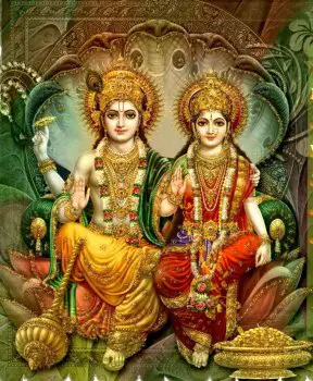 Lord Vishnu Wife Laxmi