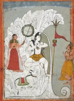 Lord Shiva holding Goddess Ganges